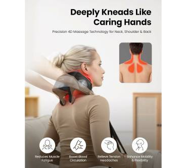 Produktbild Bob and Brad 4D Shiatsu Nackenmassagegerät