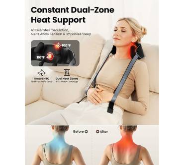 Produktbild Bob and Brad 4D Shiatsu Nackenmassagegerät