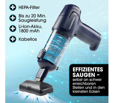 Produktbild Clean Maxx 2in1 Akku Handstaubsauger (16535)
