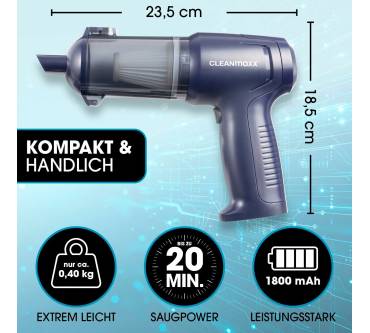 Produktbild Clean Maxx 2in1 Akku Handstaubsauger (16535)