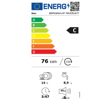 Produktbild Beko BDFN36541XP