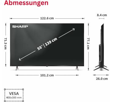 Produktbild Sharp 55HM5745E