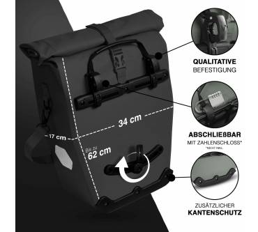 Produktbild Valkental ValkOcean 2in1 Gepäckträgertasche