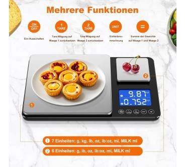 Produktbild Letron K600H  (Digitale Küchenwaage 15 kg)