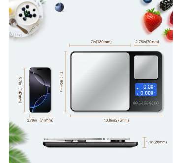 Produktbild Letron K600H  (Digitale Küchenwaage 15 kg)