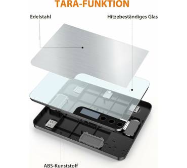 Produktbild Letron K28H (Digitale Küchenwaage 20 kg)