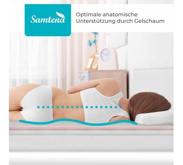 Produktbild Samtena Gelschaum Matratzen Topper „Pure“