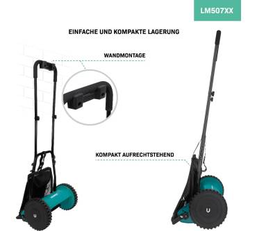 Produktbild VONROC LM507XX Handrasenmäher 30cm