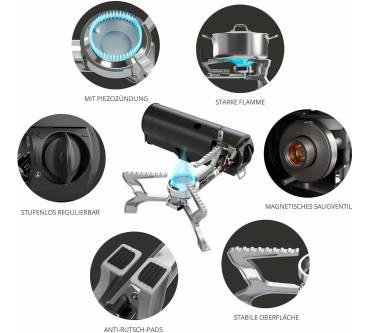 Produktbild Evocamp Klappbarer Camping Gaskocher