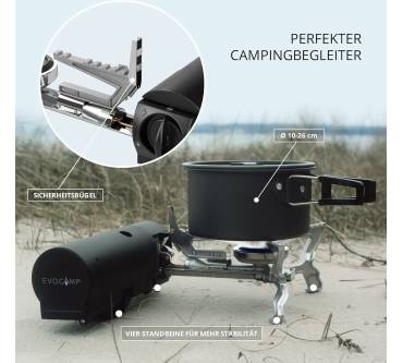 Produktbild Evocamp Klappbarer Camping Gaskocher