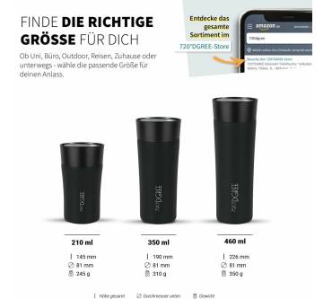 Produktbild 720° DGREE PleasureToGo 2.0 Thermo-Kaffeebecher 0,46l