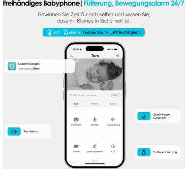 Produktbild ieGeek Baby 7 Babyphone