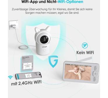 Produktbild ieGeek Baby 7 Babyphone