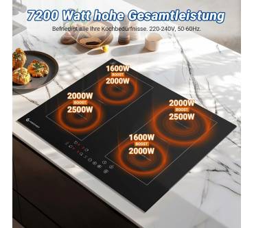Produktbild amzchef Induktionskochfeld (7200 W)
