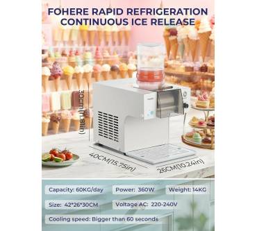 Produktbild Fohere Schneeflocken-Eismaschine