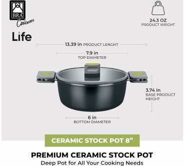 Produktbild Bra Life Hoher Kochtopf mit Glasdeckel