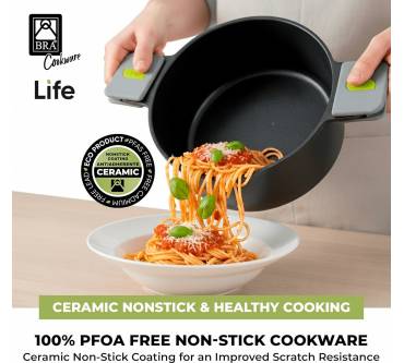 Produktbild Bra Life Hoher Kochtopf mit Glasdeckel