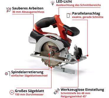 Produktbild Einhell TE-CS 18/150 Li
