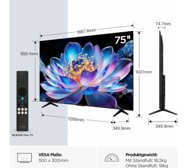 Produktbild TCL 75V6D