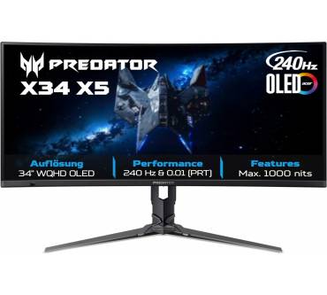 Produktbild Acer Predator X34X5bmiiphuzx