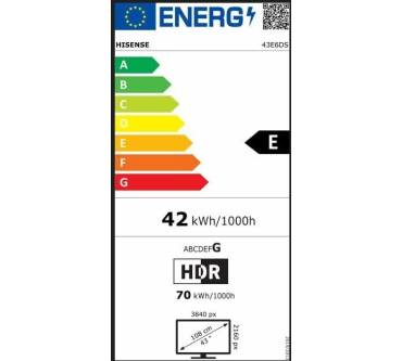 Produktbild Hisense 43E6DS