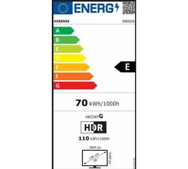 Produktbild Hisense 58E6DS