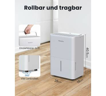Produktbild Newentor 12L Luftentfeuchter Elektrisch Keller 35dB