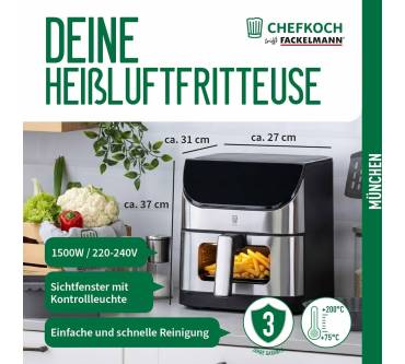 Produktbild Fackelmann München Heißluftfritteuse