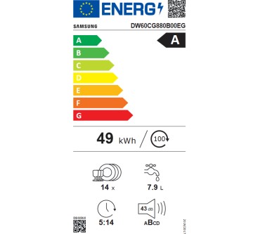 Produktbild Samsung DW60CG880B00EG DW8700B