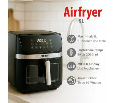 Produktbild Alpina Airfryer 9l XXL