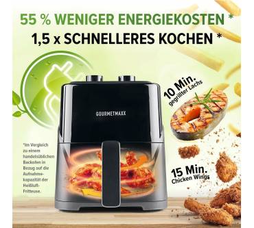 Produktbild Gourmetmaxx Heißluftfritteuse 3,2 L