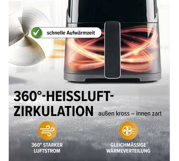 Produktbild Gourmetmaxx Heißluftfritteuse 3,2 L