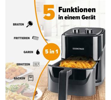 Produktbild Gourmetmaxx Heißluftfritteuse 3,2 L