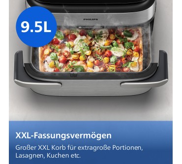 Produktbild Philips Steam Airfryer 5000 Series Megabasket NA565/00