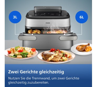 Produktbild Philips Steam Airfryer 5000 Series Megabasket NA565/00