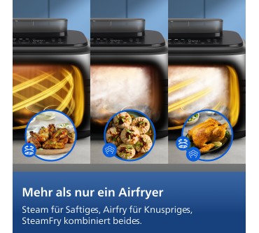 Produktbild Philips Steam Airfryer 5000 Series Megabasket NA565/00