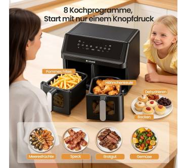 Produktbild Llivekit Heißluftfritteuse 9L Dual Zone