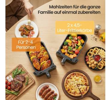 Produktbild Llivekit Heißluftfritteuse 9L Dual Zone