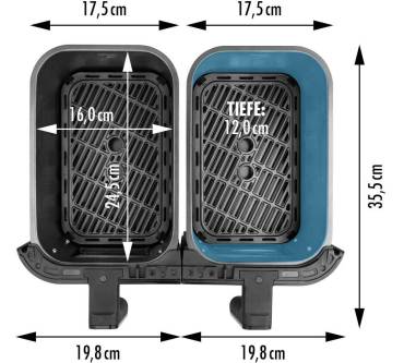 Produktbild Gastroback Multi-Heißluftfritteuse Duo Family 9 L (42586)