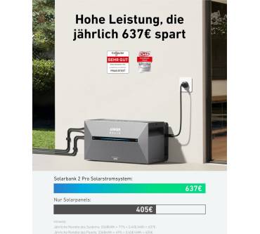 Produktbild Anker Solix Solarbank 2 E1600 Pro + 4 x 445 W Solarpanels