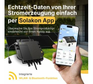 Produktbild Solakon Balkonkraftwerk 800W komplett (2 x 500 W)