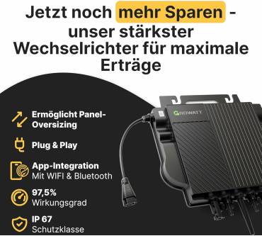 Produktbild Solakon Balkonkraftwerk 800W komplett (2 x 500 W)