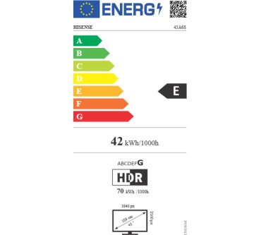 Produktbild Hisense 43A6S