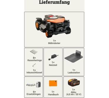 Produktbild Worx Landroid Vision Cloud WR341E 4WD