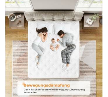 Produktbild Vesgantti Mittelfeste Hybridmatratze (26 cm)