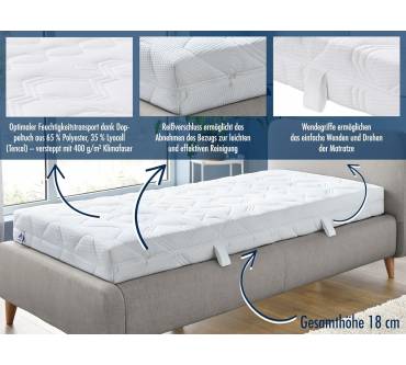Produktbild Irisette Lotus Tonnentaschenfederkernmatratze