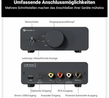Produktbild Fosi Audio Q6