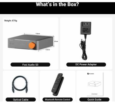 Produktbild Fosi Audio S3