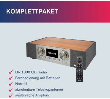 Produktbild Albrecht DR 1000