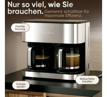Produktbild ProfiCook Doppelkaffeeautomat PC-KAD 1308